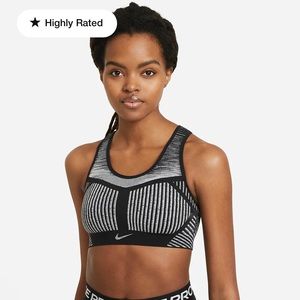 Nike FE/NOM Flyknit high support running sports bra